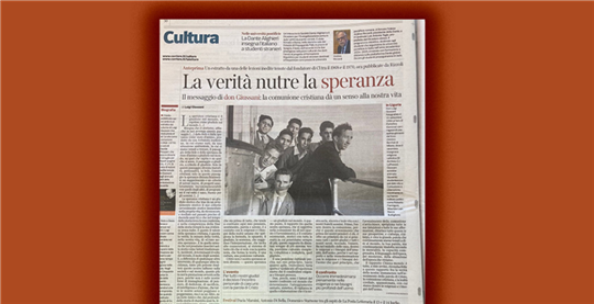 Het artikel gepubliceerd op 10 juli in “Corriere della Sera”