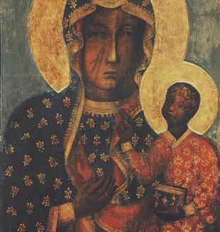 De Zwarte Madonna van Częstochowa (Wikimedia Commons)
