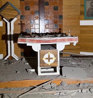De kerk in Ankawa, de christelijke wijk in het hart van Erbil (© Francesco Semprini)