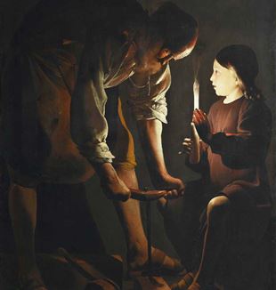 Georges de La Tour, Sint Jozef, de timmerman, 17e eeuw, Louvre, Parijs, Frankrijk © RMN-Grand Palais / Michel Urtado / Dist. Foto: SCALA, Florence